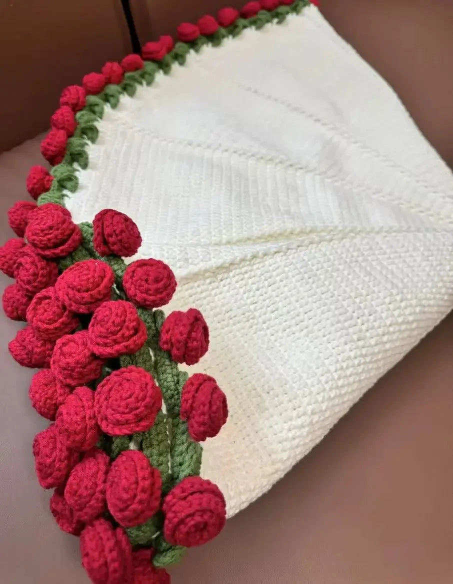 Rose flower blanket 💖49% OFF SALEE💫