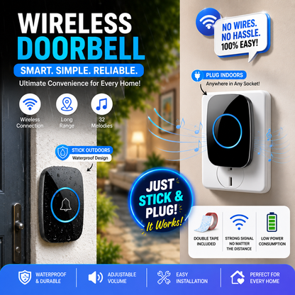 Smart Wireless Doorbell 💫50% OFF SALEE🔥