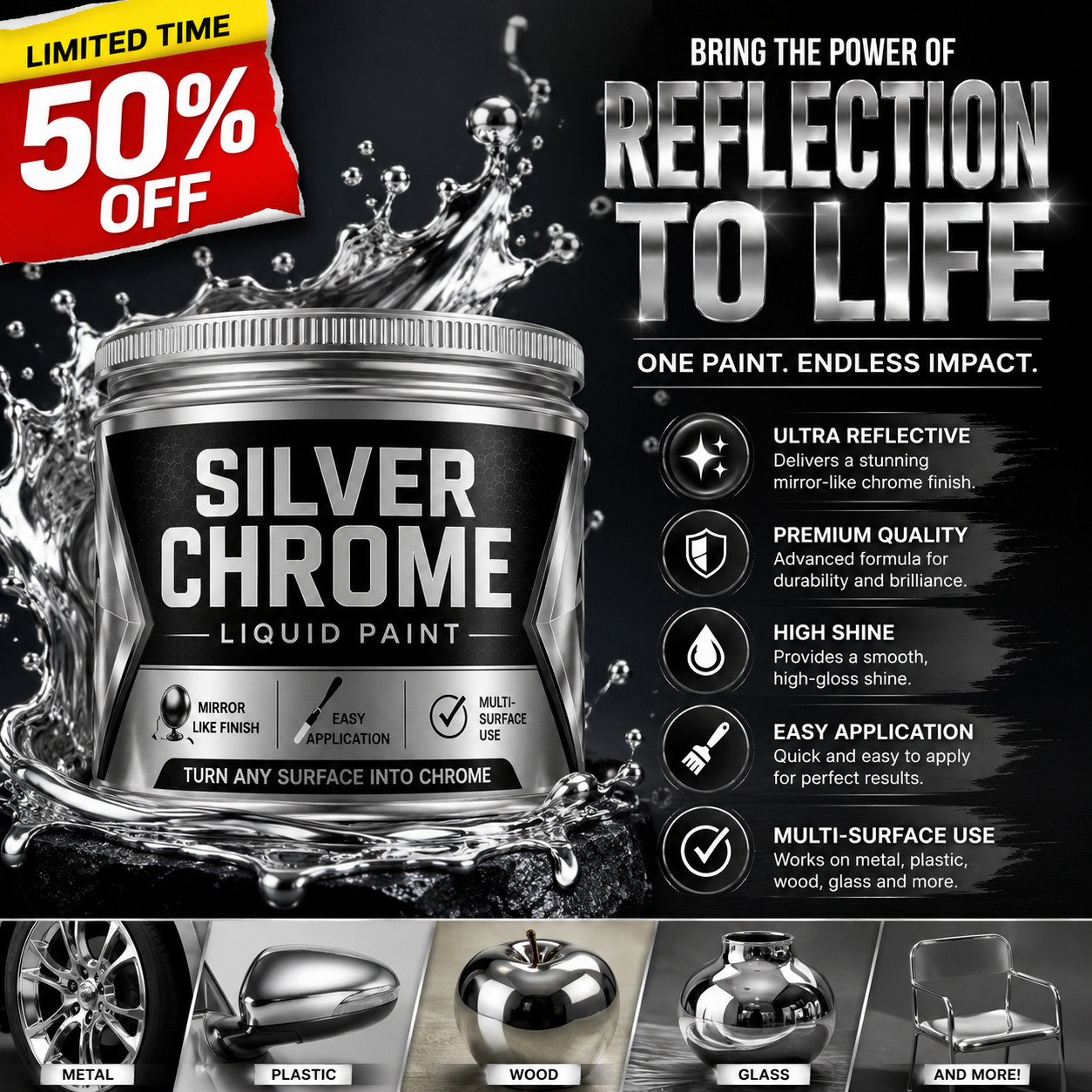 Silver Reflect Paint ✨50% OFF SALE🔥